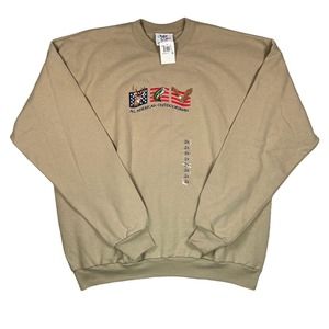 NWT Mccc Sport Tan “All American Outdoorsman” Crew Neck Sweatshirt / Men’s 2X